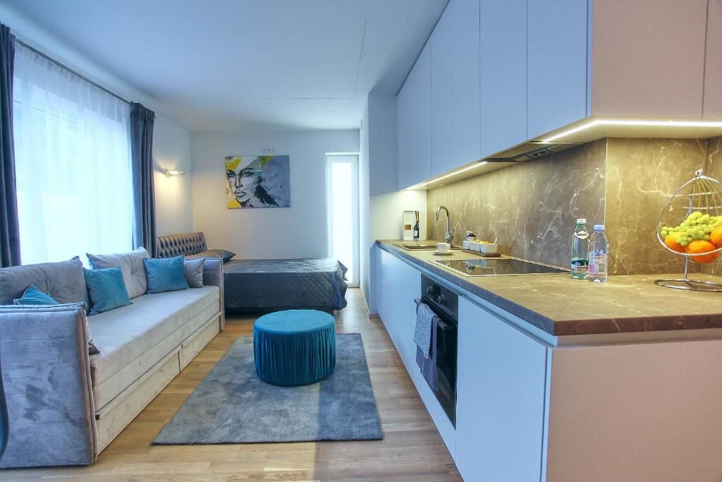 Апартаменты Hubertus & New Modern Apartment with Terrace Каунас-22